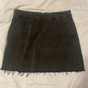 Forever 21 Black Denim Skirt